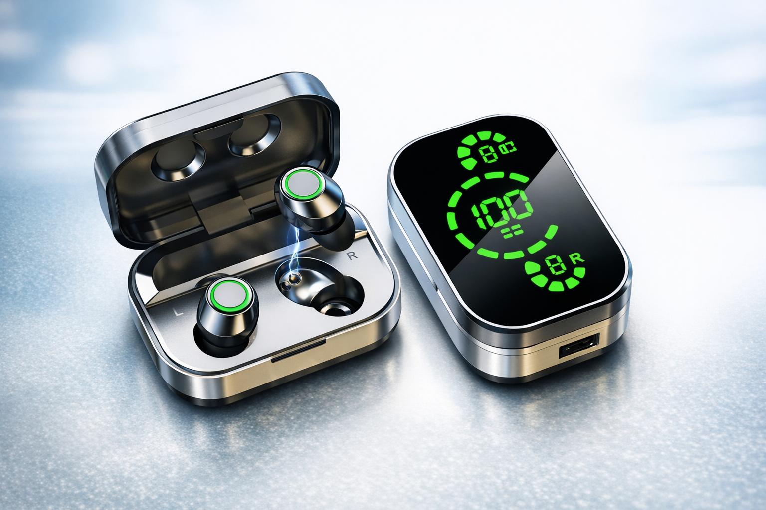 PulsePods LED Wireless Earbuds